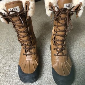 Ugg Adirondack Boot, Tall, Chestnut Brown, Size 8